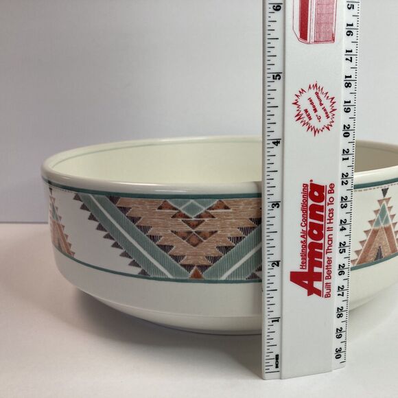 Mikasa Santa Fe Serving Bowl 9 3/8 inch diameter Intaglio CAC24 Stoneware - Picture 7 of 10